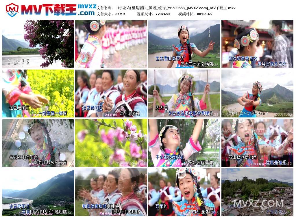 田宇惠-这里是丽江_国语_流行_YE500663